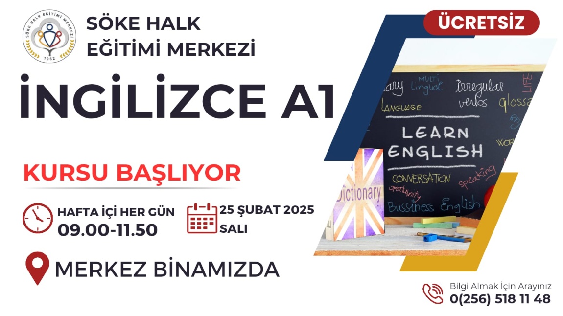 İngilizce A1 Kursu Başlıyor